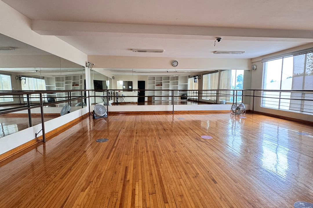 Imagem da estrutura da academia