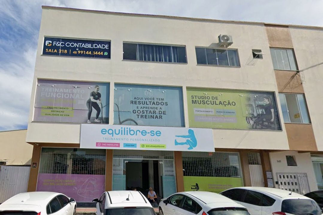 Imagem da estrutura da academia