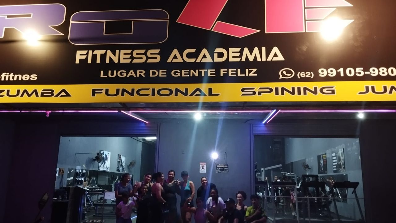Imagem da estrutura da academia