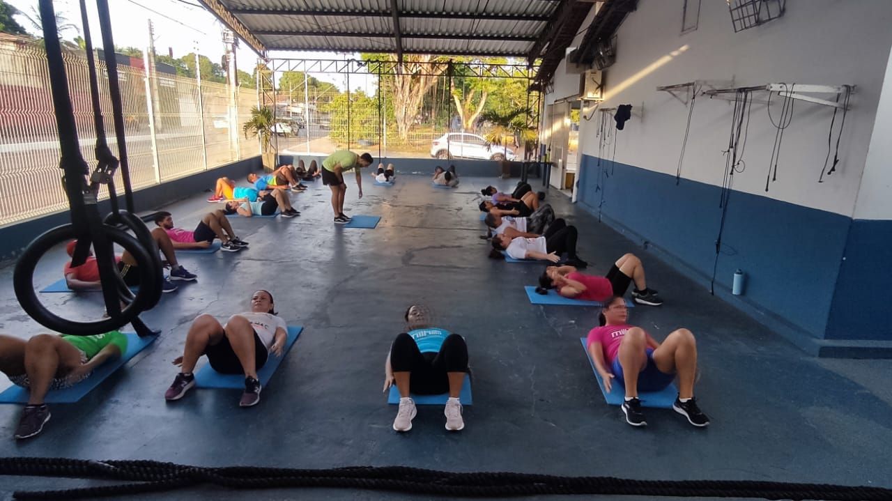 Imagem da estrutura da academia