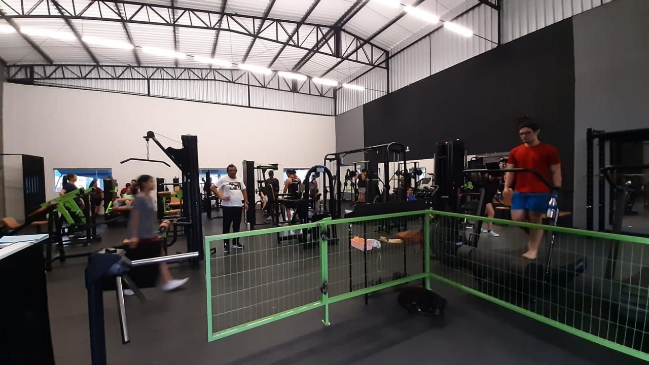 Imagem da estrutura da academia