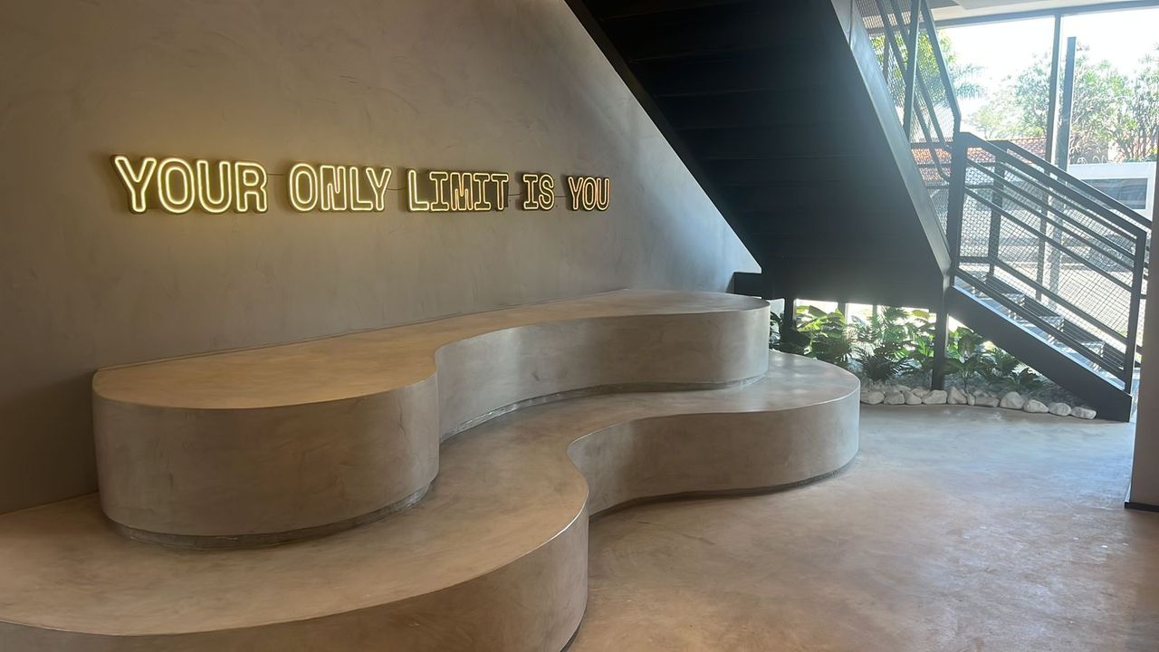 Imagem da estrutura da academia