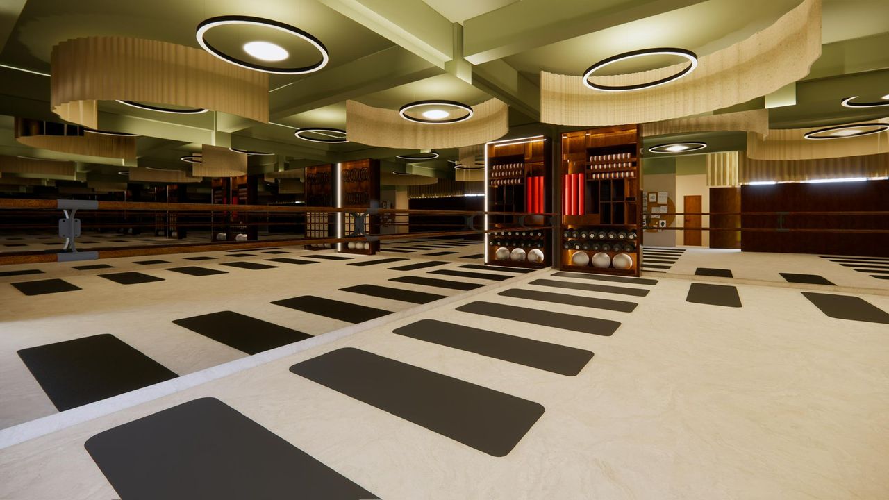 Imagem da estrutura da academia