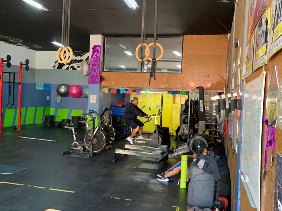 Imagem da estrutura da academia