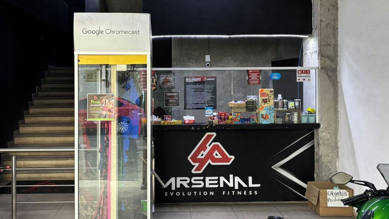 Imagem da estrutura da academia