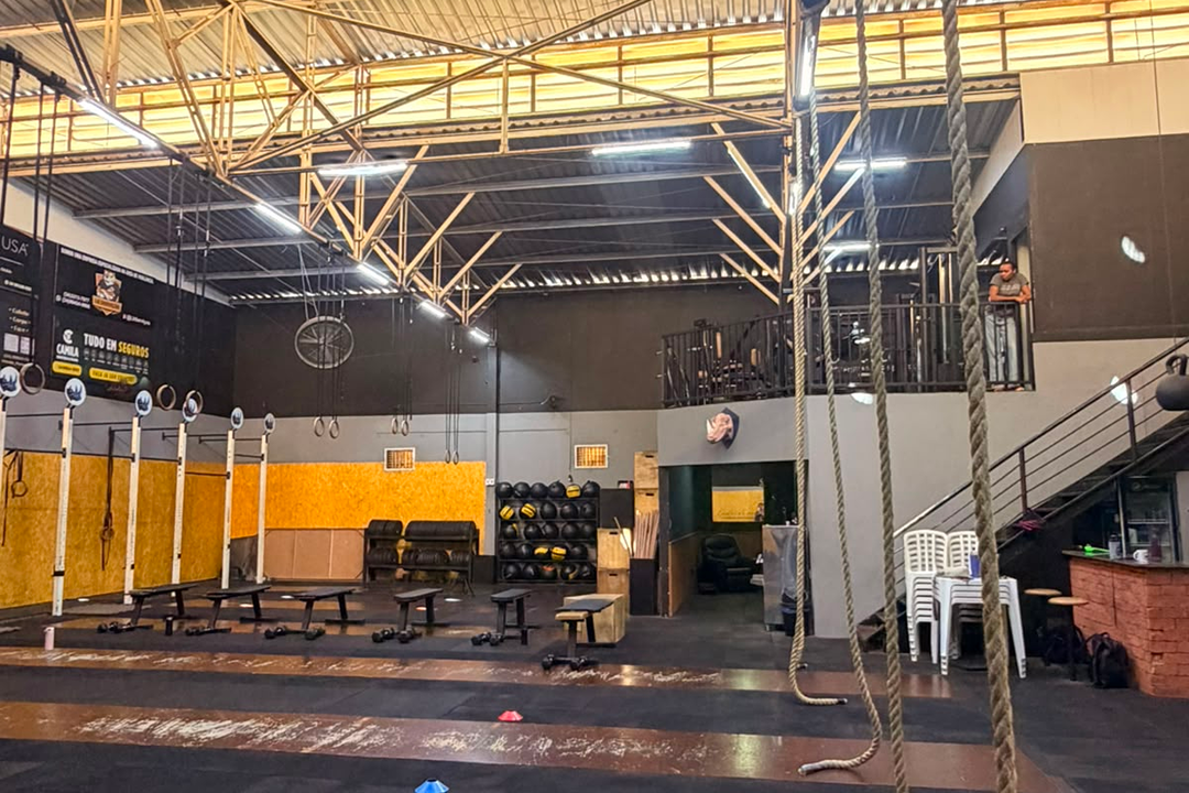 Imagem da estrutura da academia