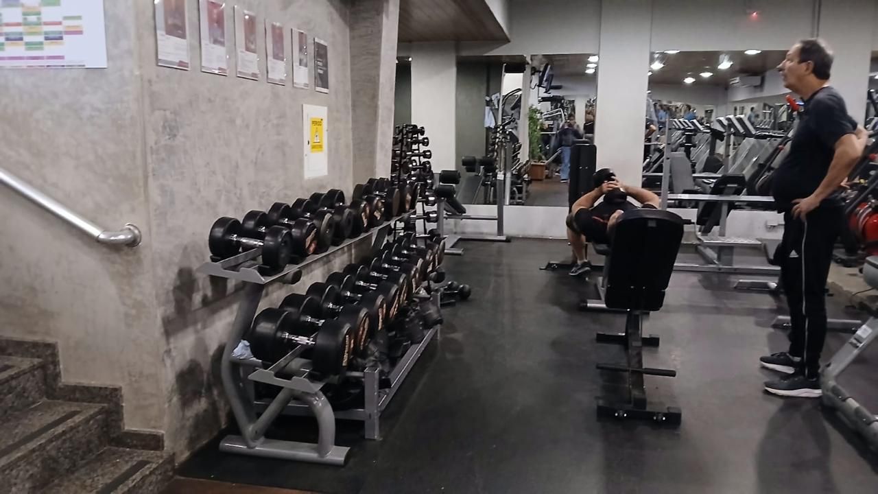 Imagem da estrutura da academia