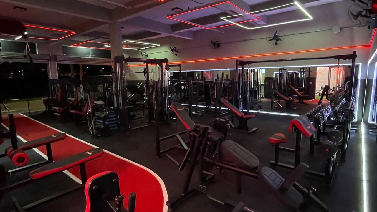 Imagem da estrutura da academia