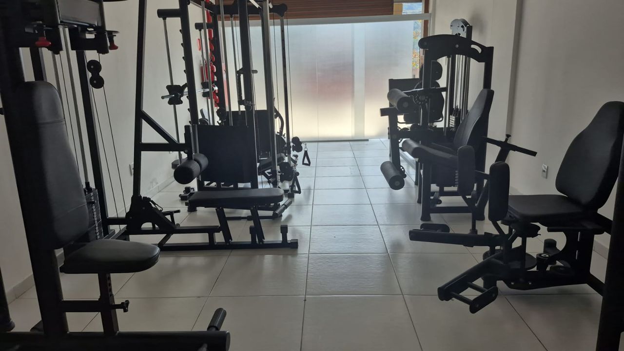 Imagem da estrutura da academia
