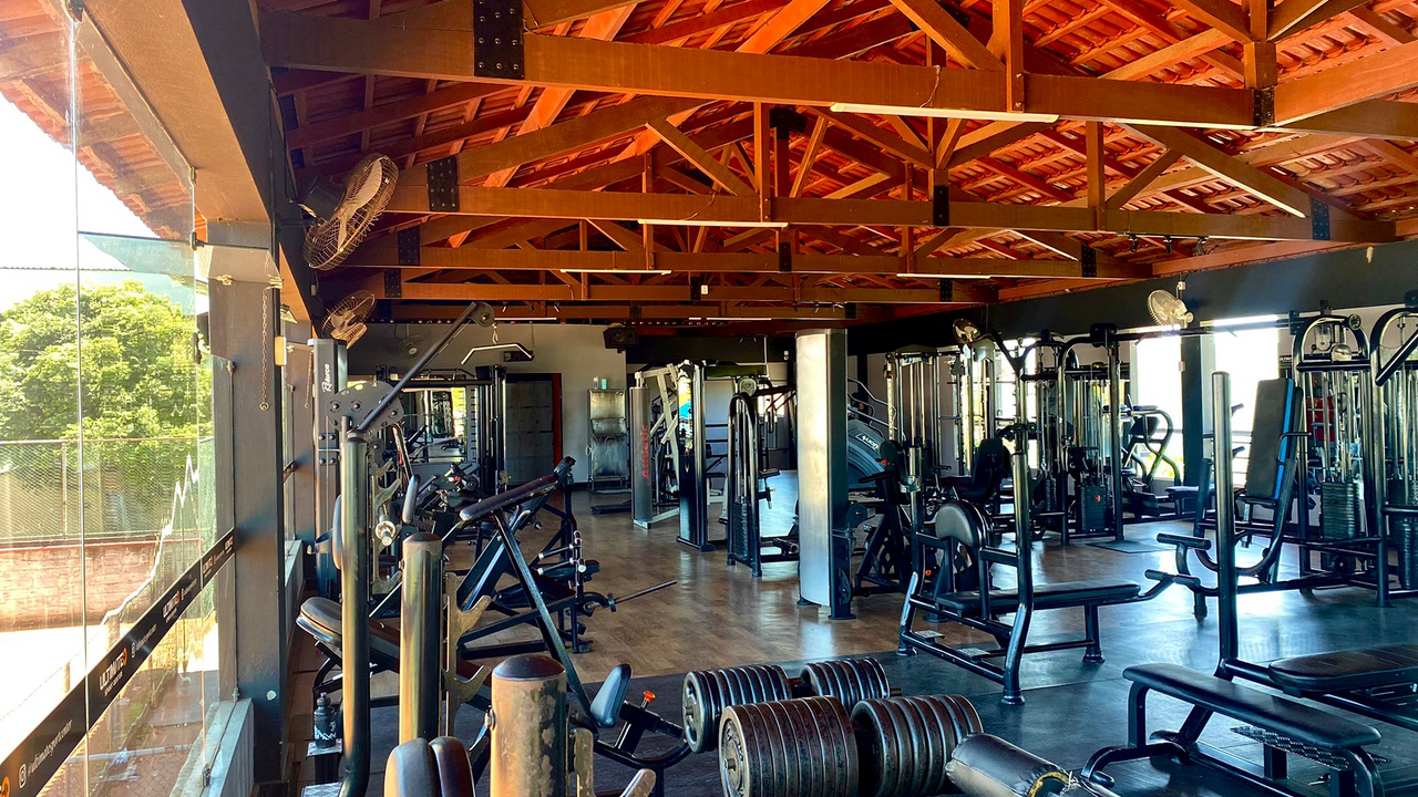 Imagem da estrutura da academia