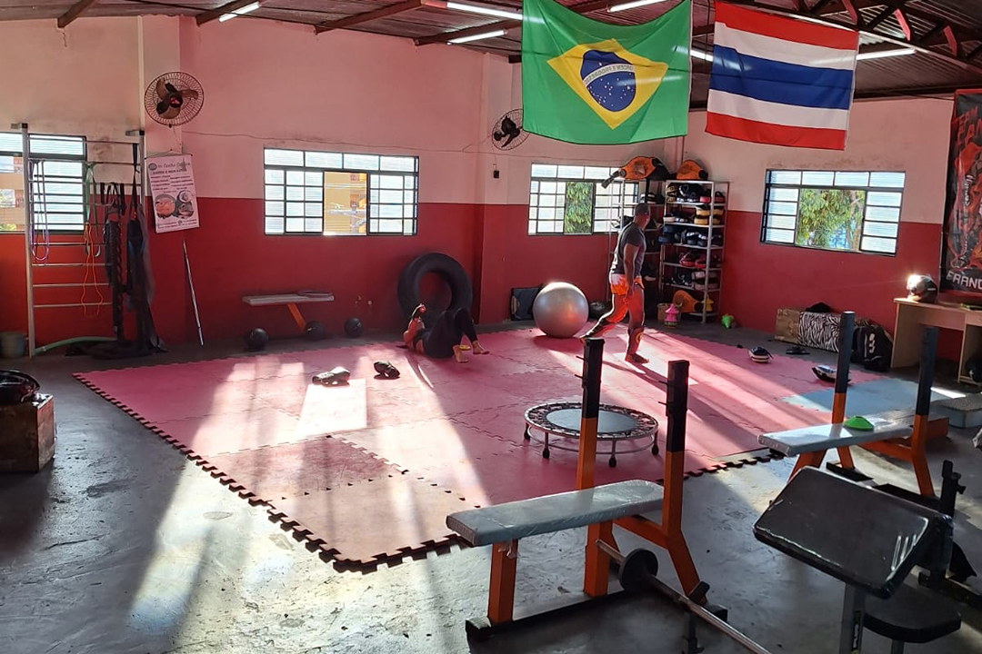 Imagem da estrutura da academia
