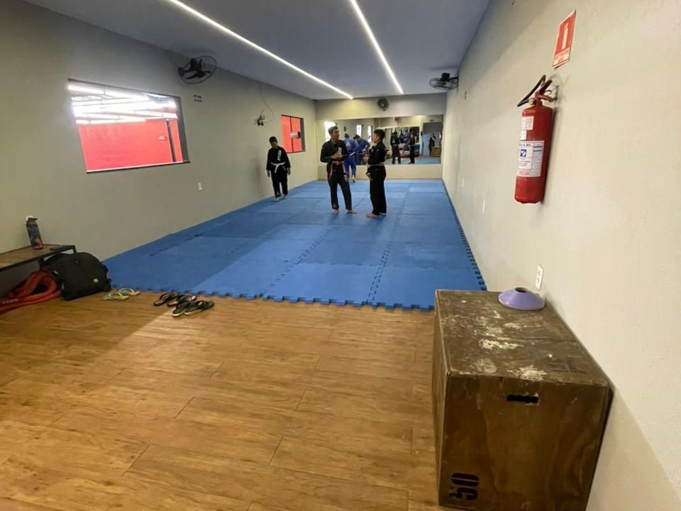 Imagem da estrutura da academia