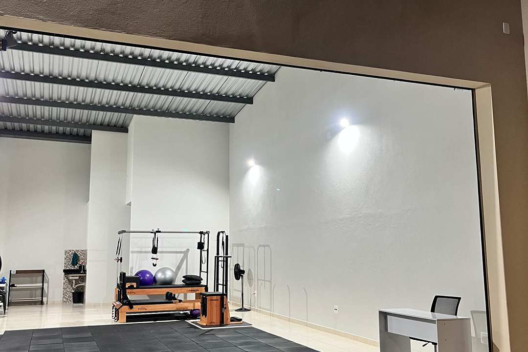 Imagem da estrutura da academia