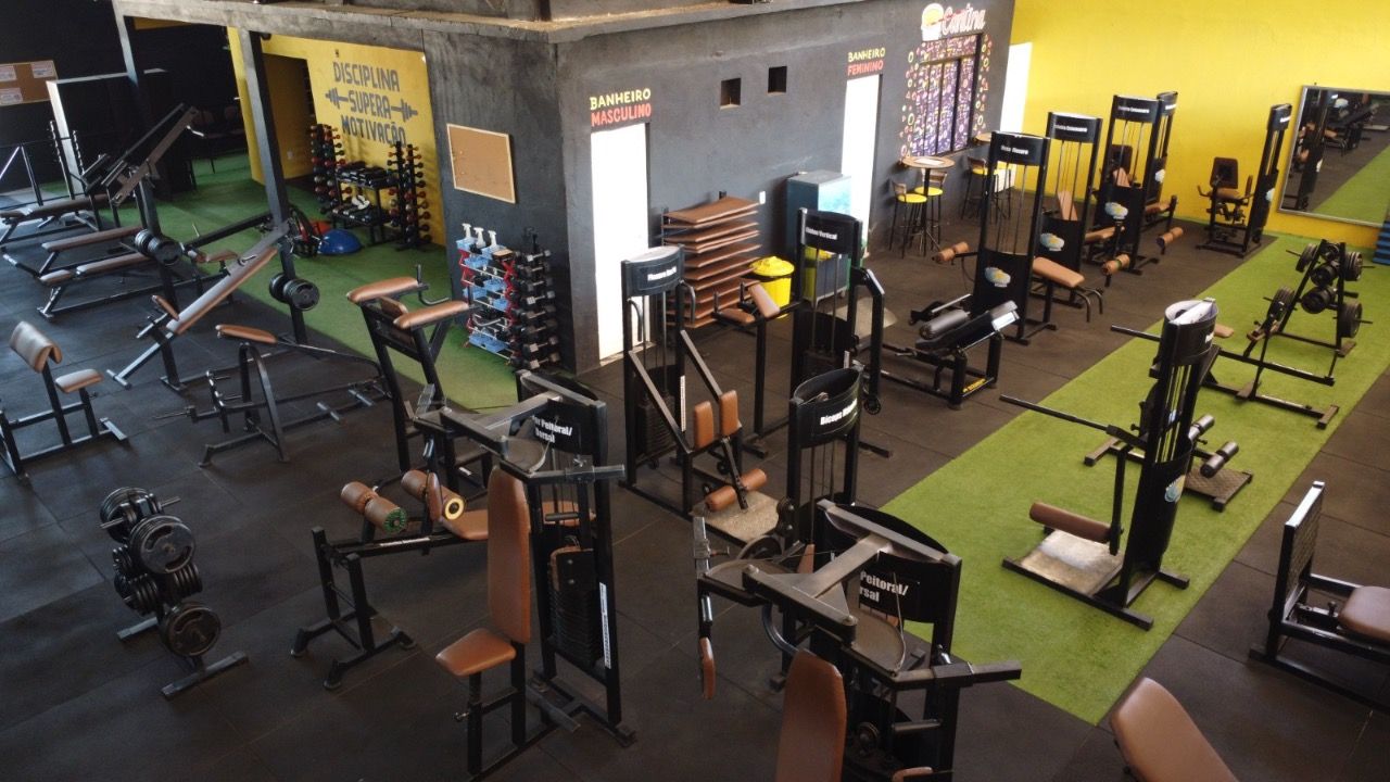 Imagem da estrutura da academia
