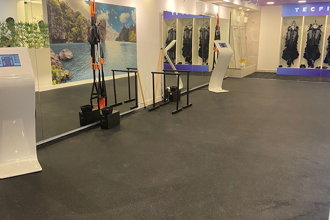 Imagem da estrutura da academia