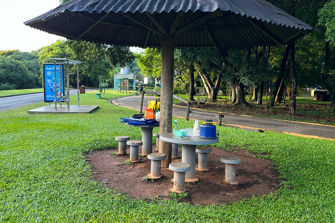 Imagem da estrutura da academia