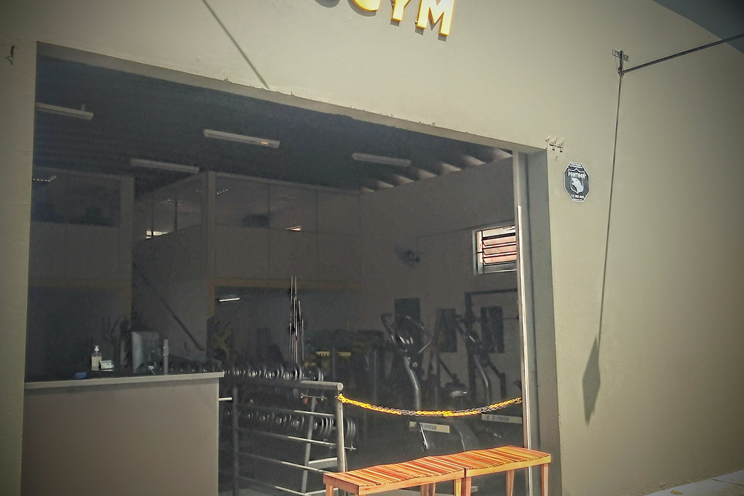 Imagem da estrutura da academia