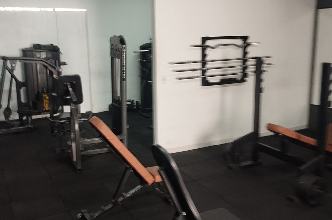 Imagem da estrutura da academia