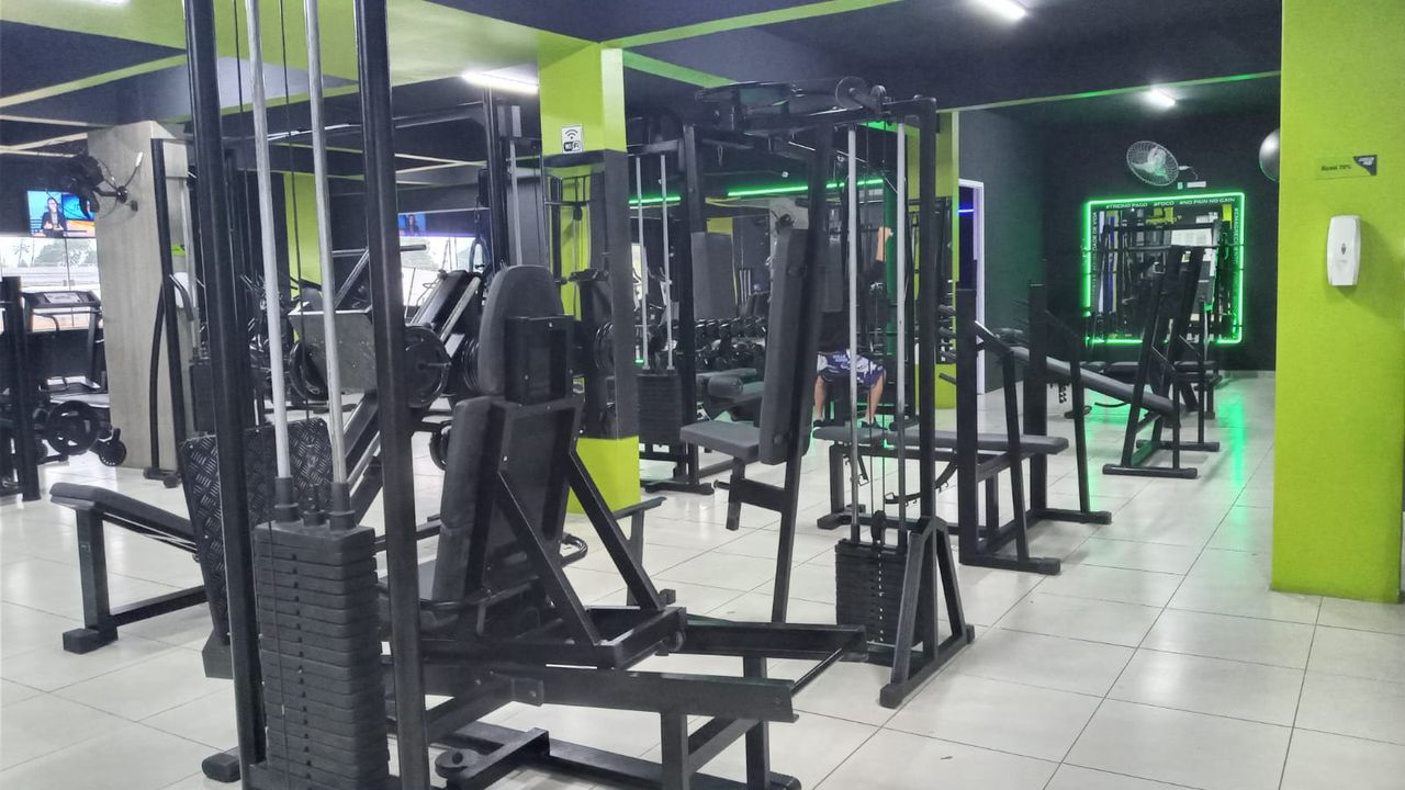 Imagem da estrutura da academia