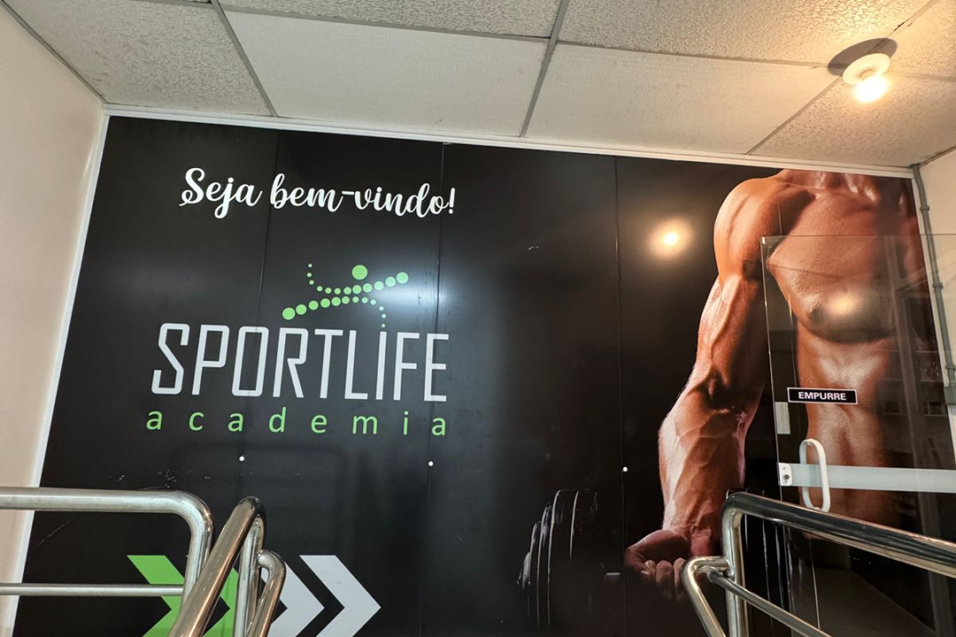 Imagem da estrutura da academia