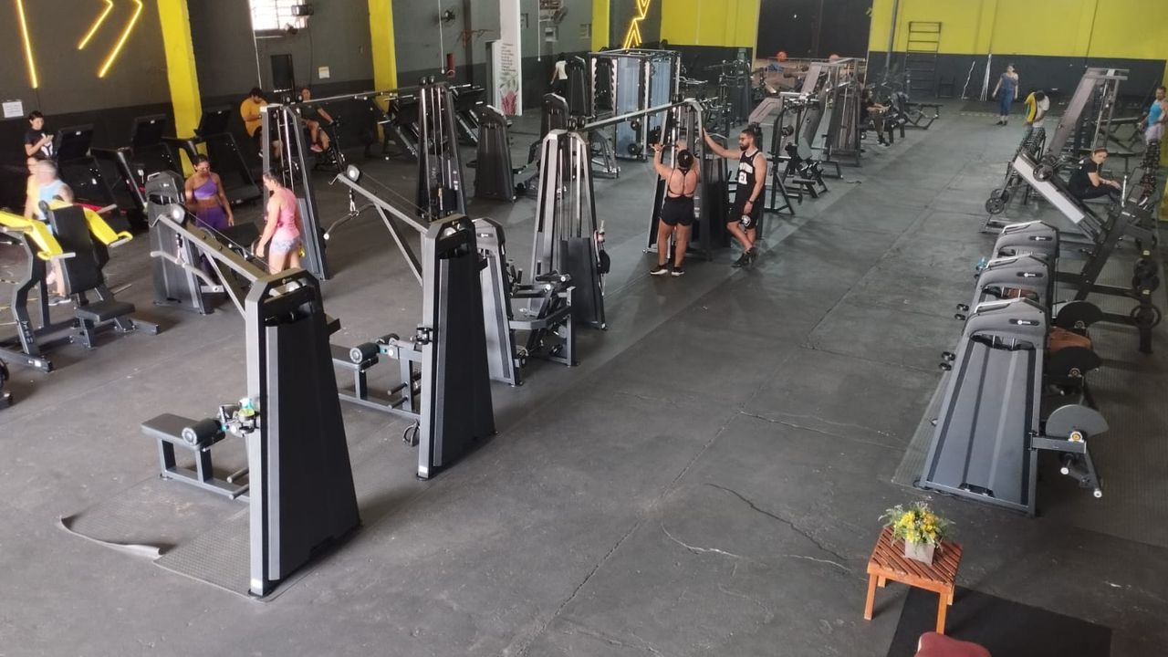 Imagem da estrutura da academia