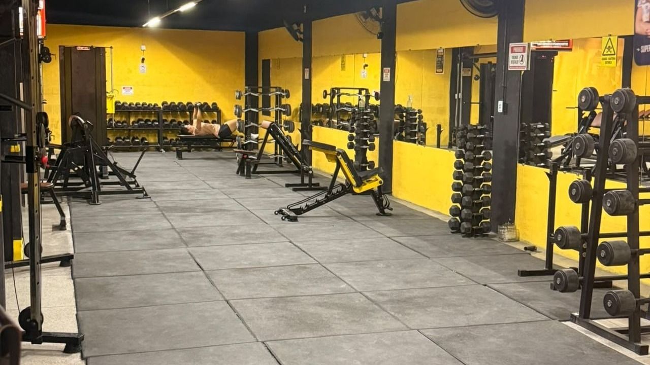 Imagem da estrutura da academia