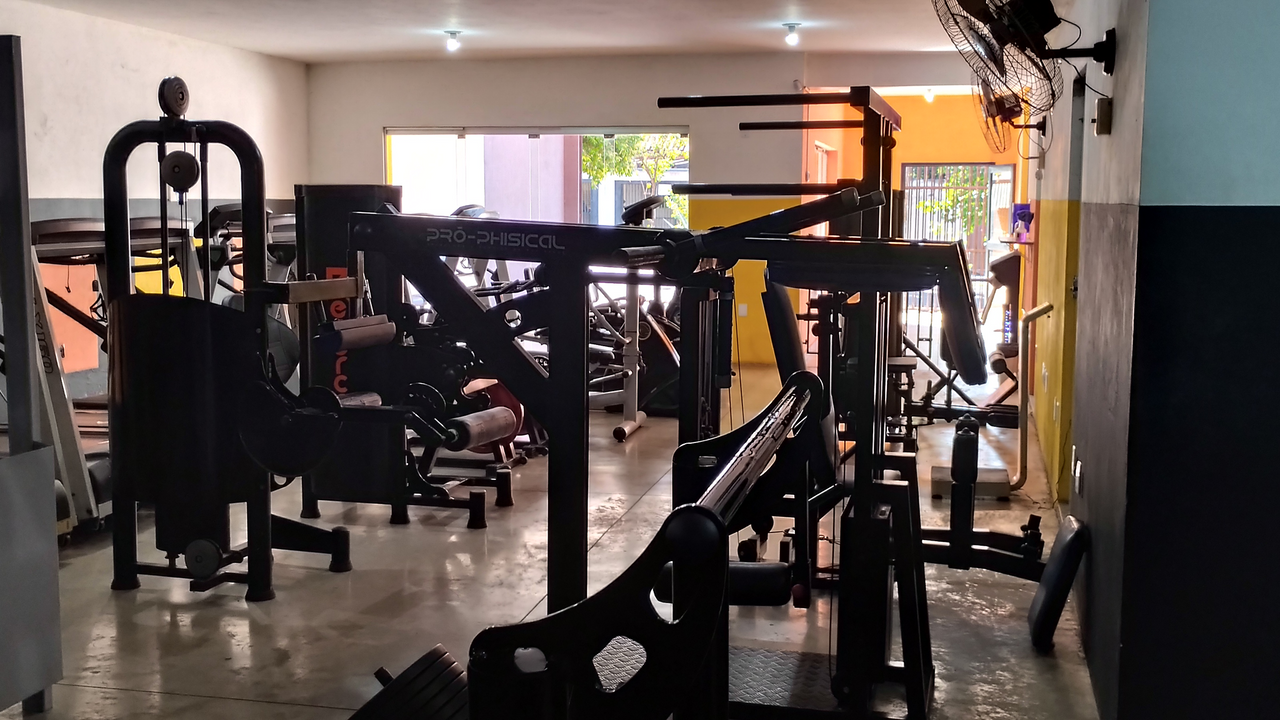 Imagem da estrutura da academia