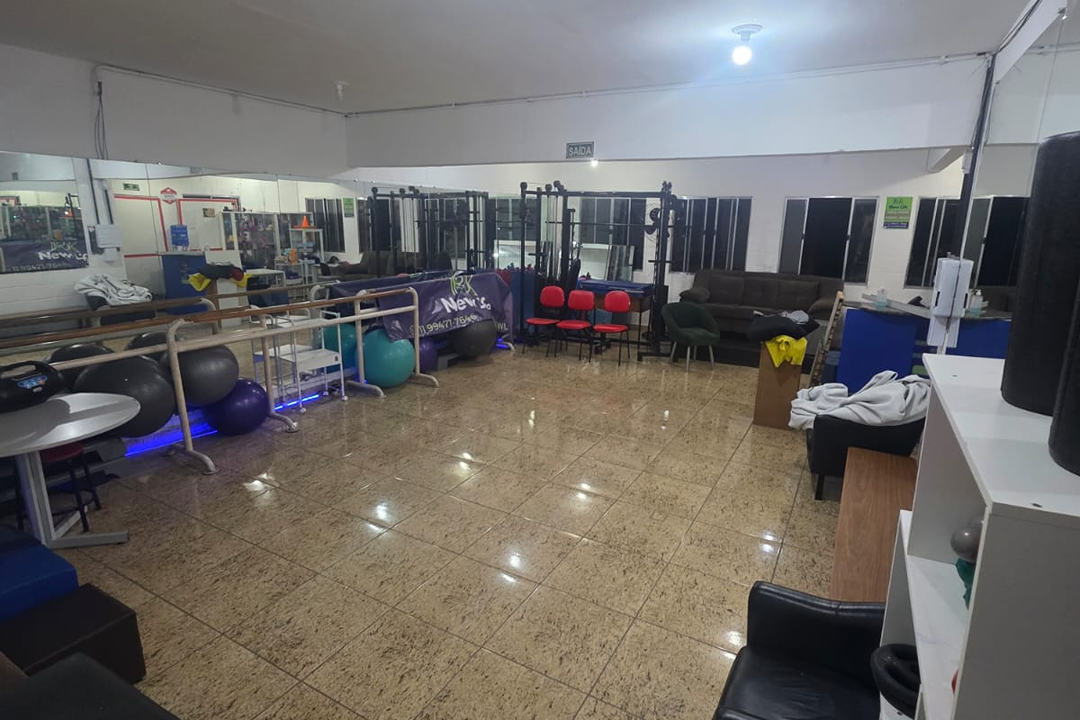 Imagem da estrutura da academia