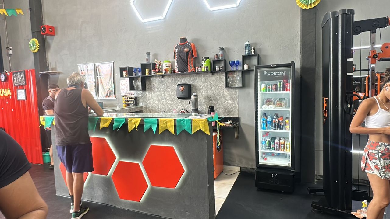 Imagem da estrutura da academia