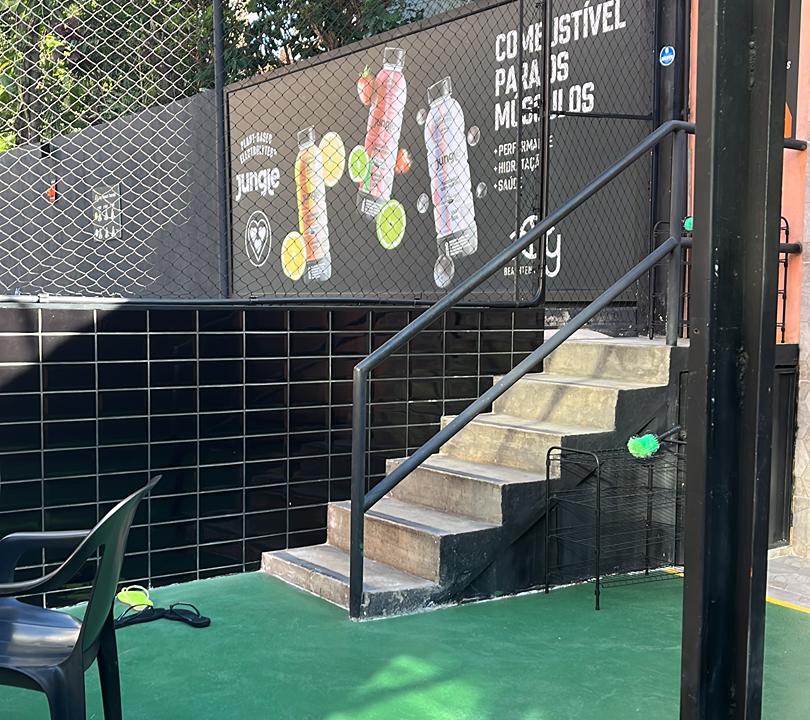 Imagem da estrutura da academia