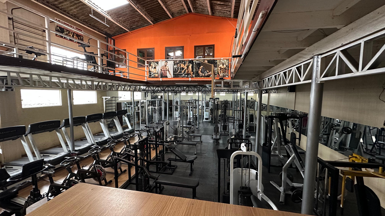 Imagem da estrutura da academia