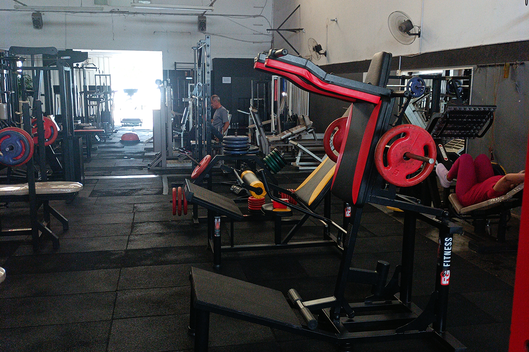 Imagem da estrutura da academia