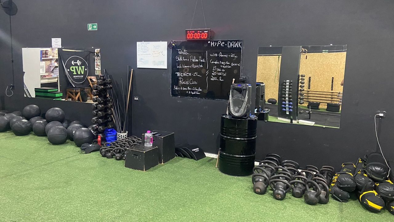 Imagem da estrutura da academia