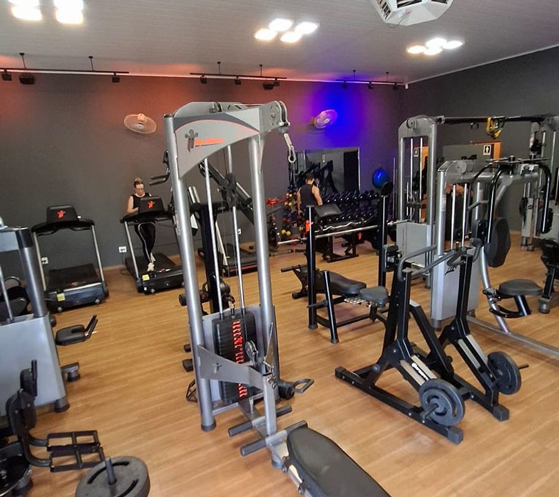 Imagem da estrutura da academia