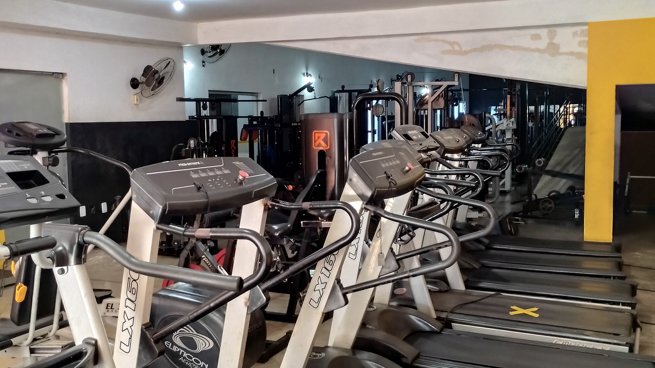 Imagem da estrutura da academia