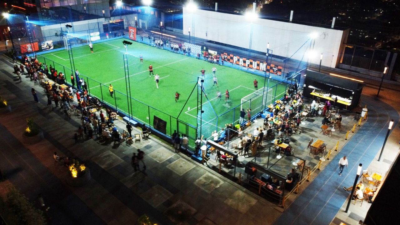 Imagem da estrutura da academia