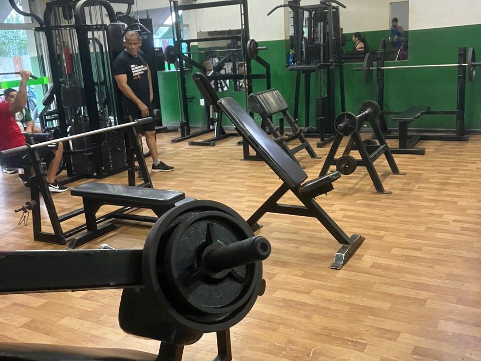 Imagem da estrutura da academia