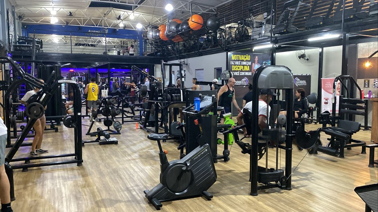 Imagem da estrutura da academia