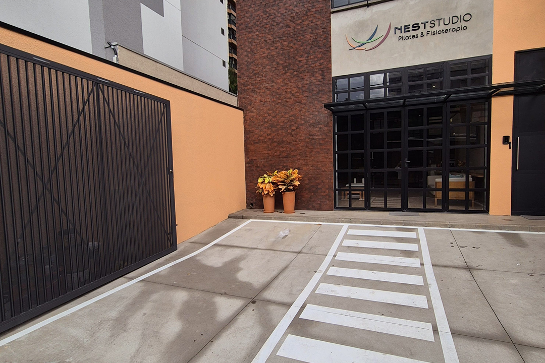 Imagem da estrutura da academia