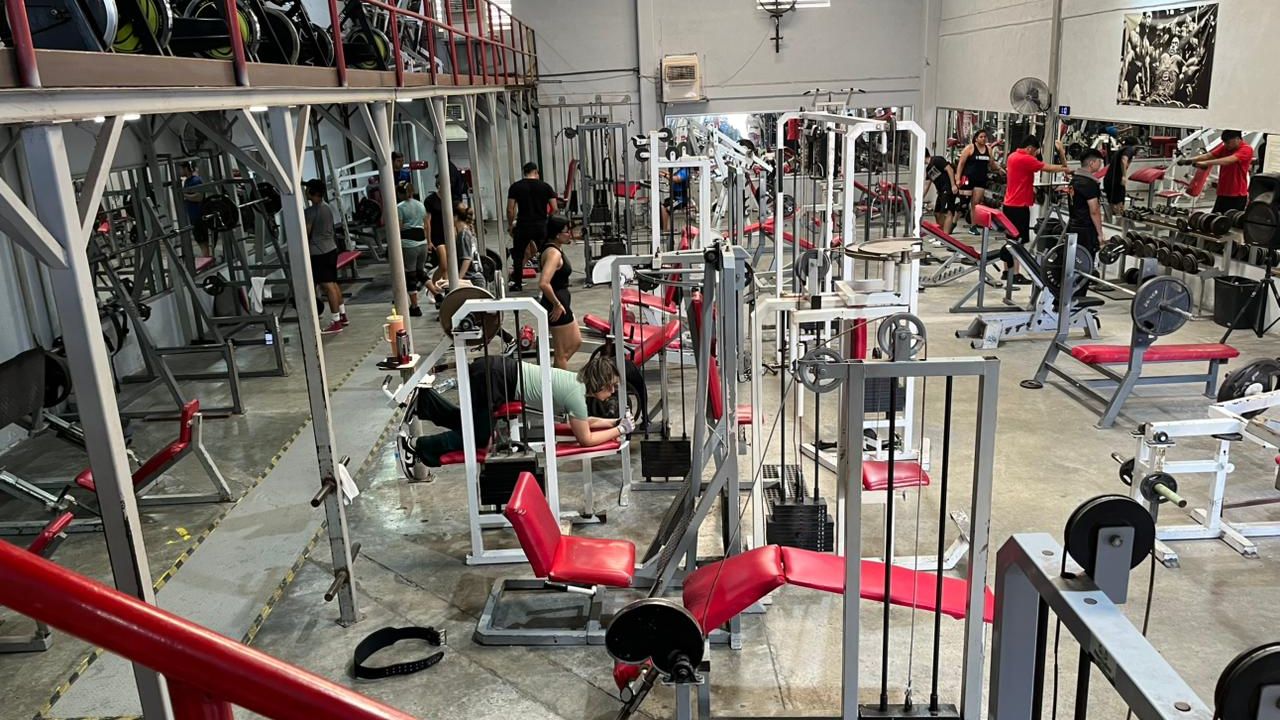 Imagem da estrutura da academia