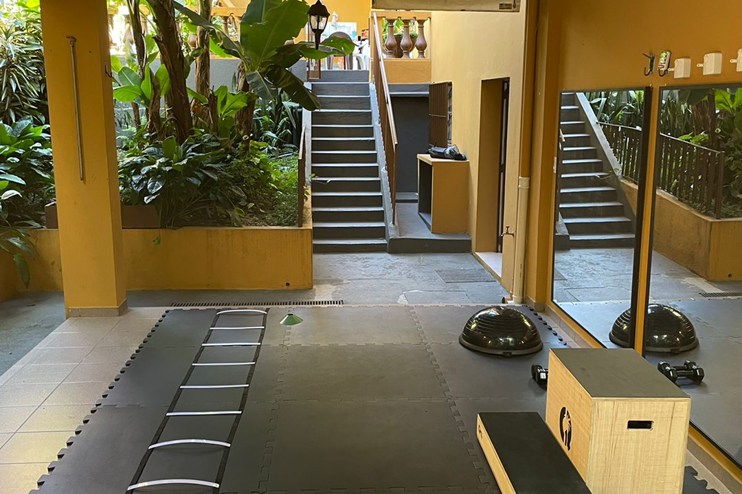 Imagem da estrutura da academia