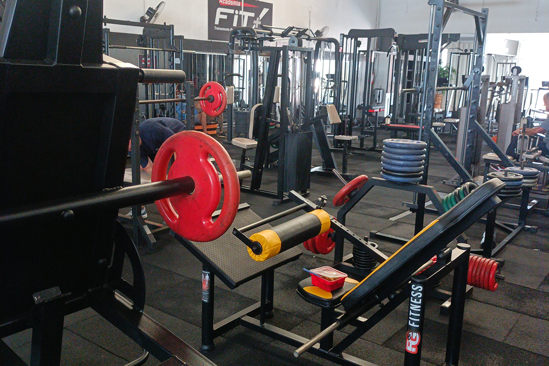 Imagem da estrutura da academia