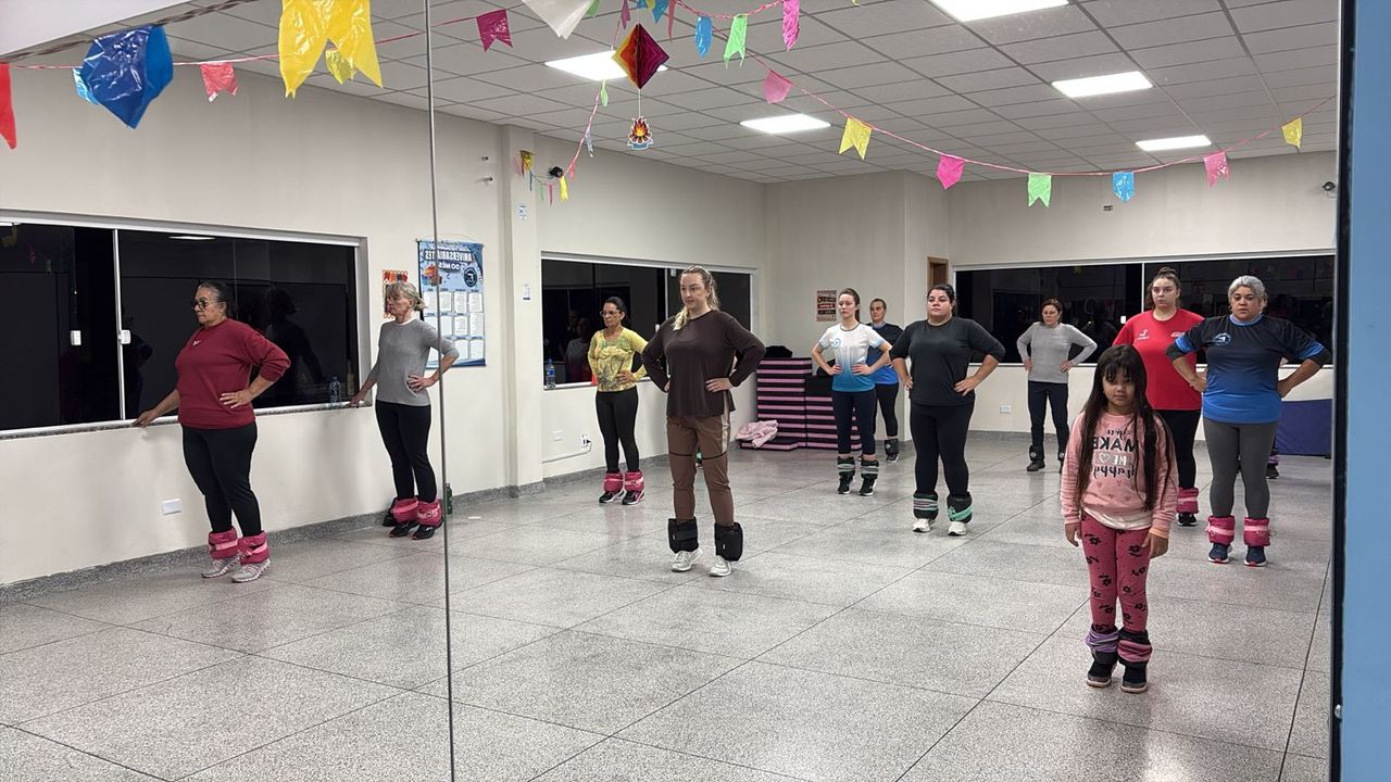 Imagem da estrutura da academia