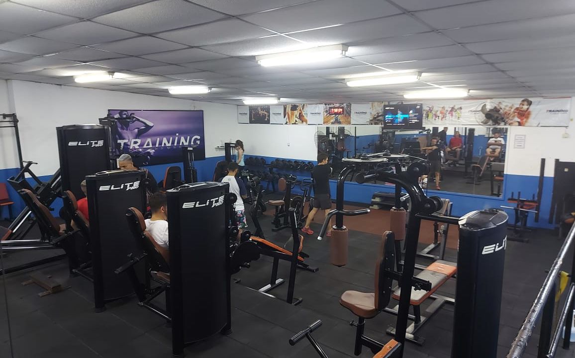 Imagem da estrutura da academia