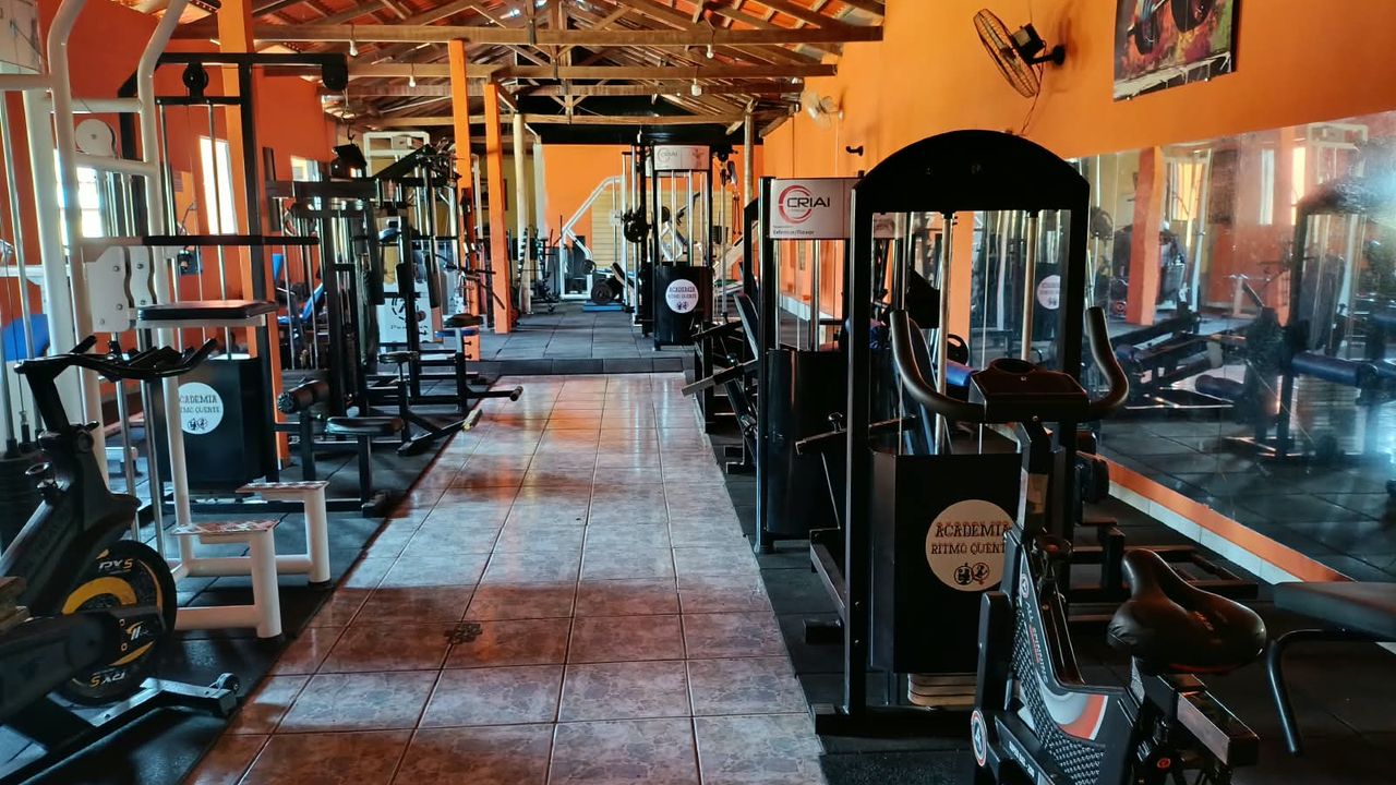 Imagem da estrutura da academia