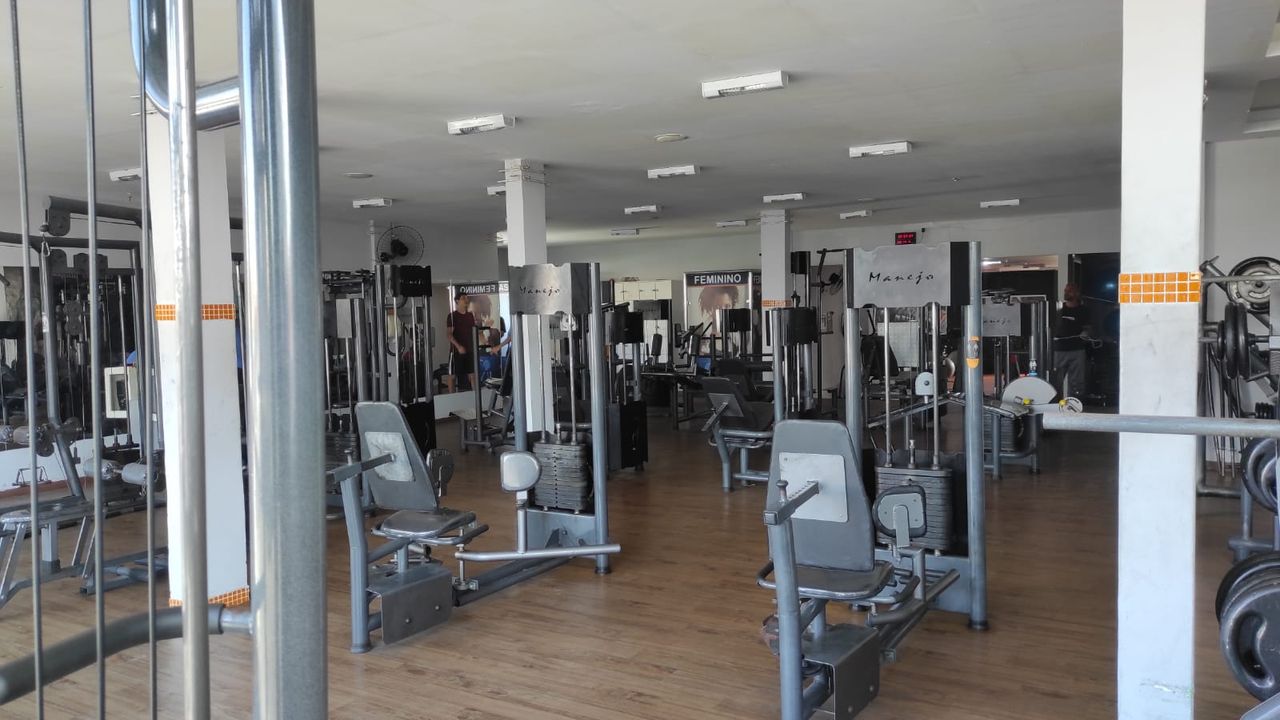 Imagem da estrutura da academia