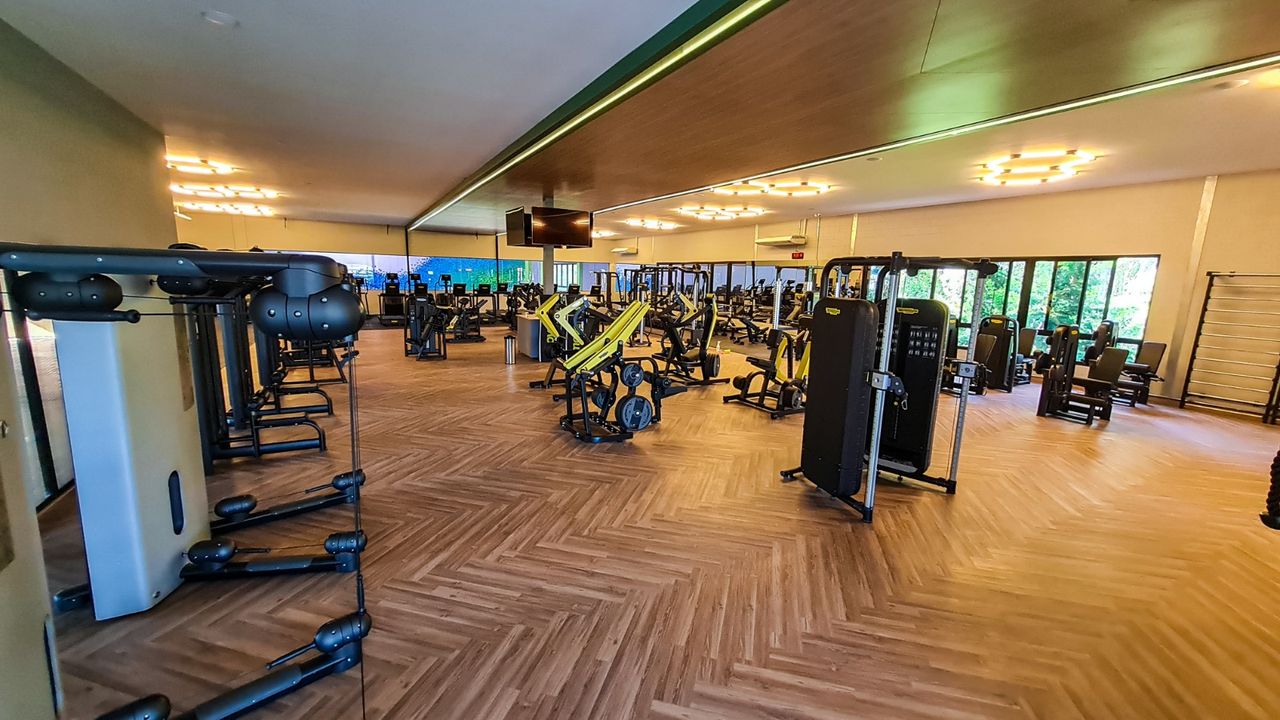 Imagem da estrutura da academia