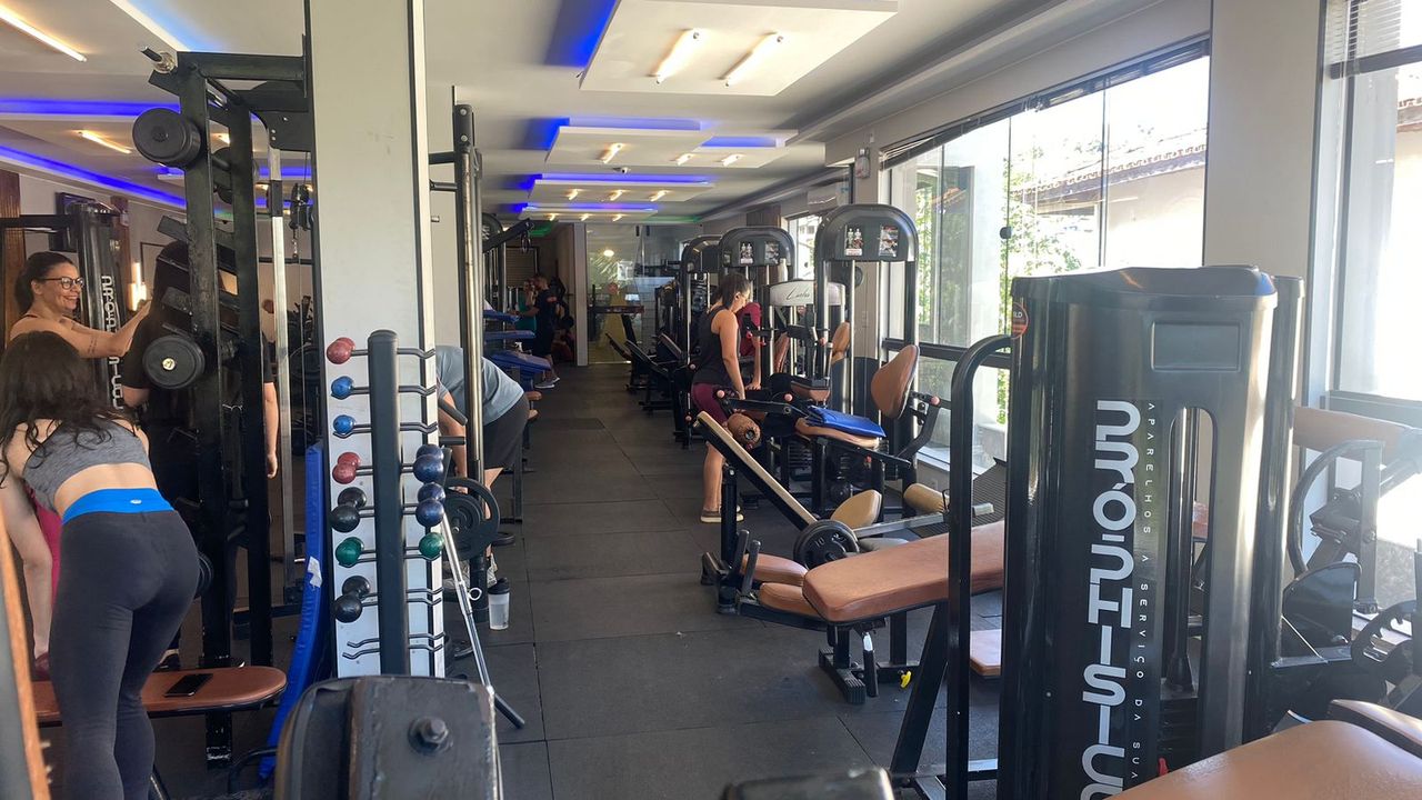 Imagem da estrutura da academia