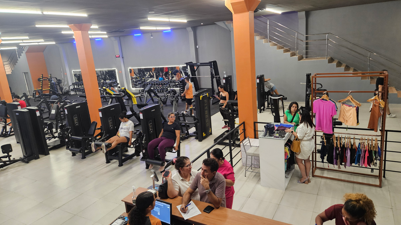 Imagem da estrutura da academia
