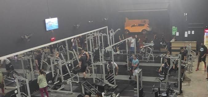 Imagem da estrutura da academia